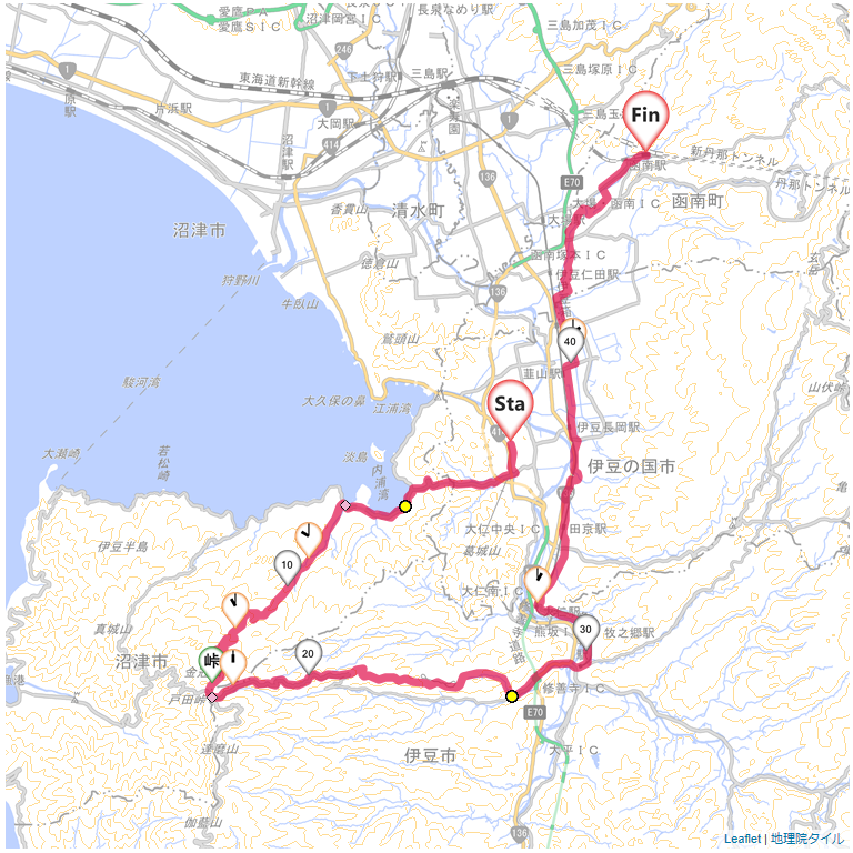 11/04 林道瀬戸川線・戸田峠