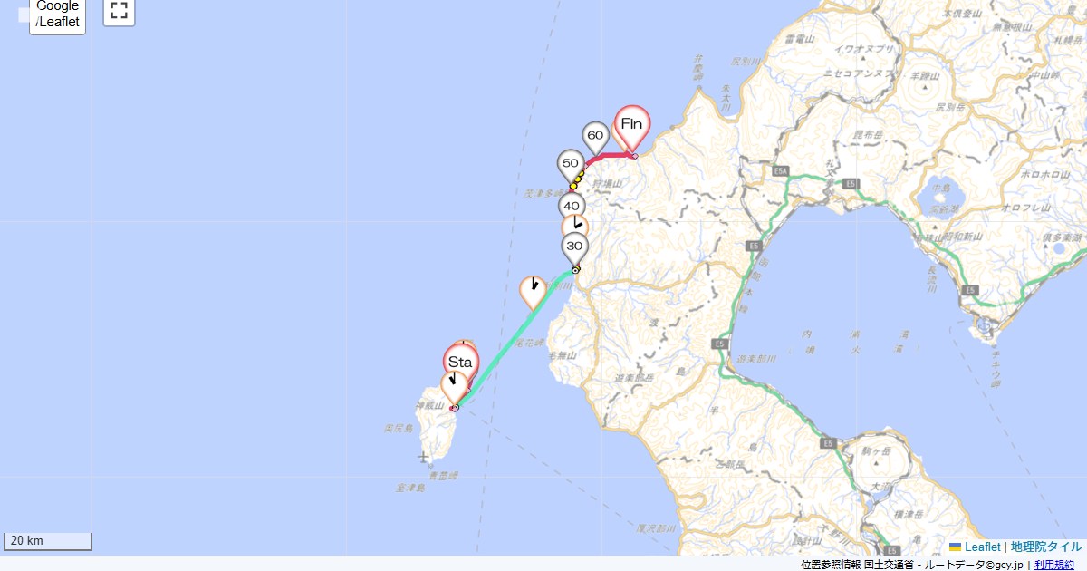 14/7/19 奥尻島から瀬棚・島牧