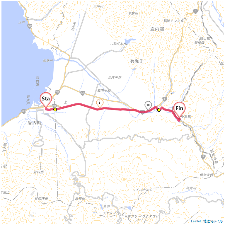 14/7/21 岩内から小沢