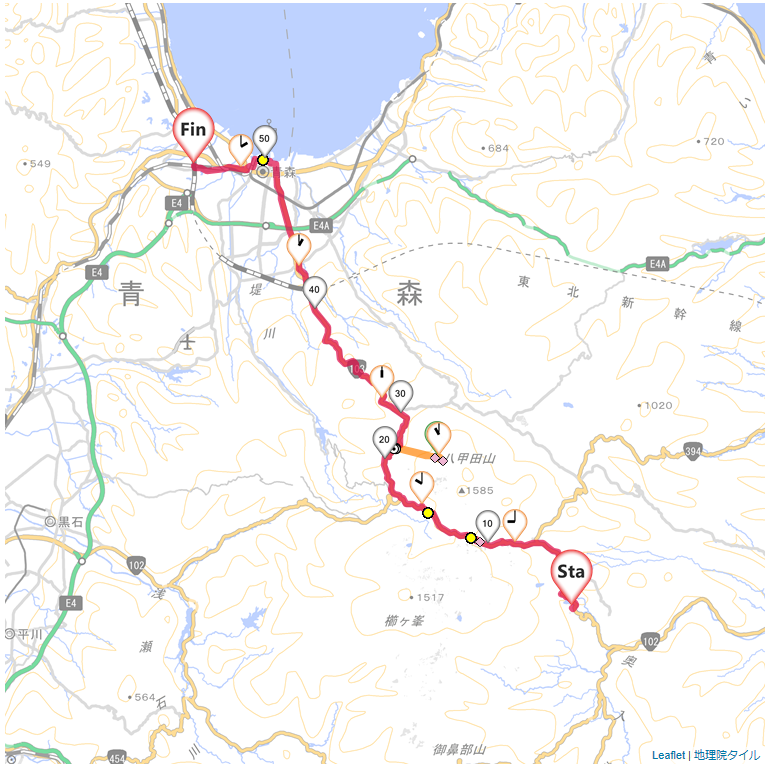14/8/13 蔦温泉から青森