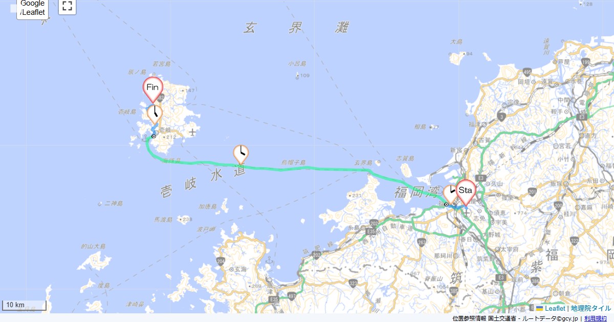 14/10/31 福岡から壱岐島