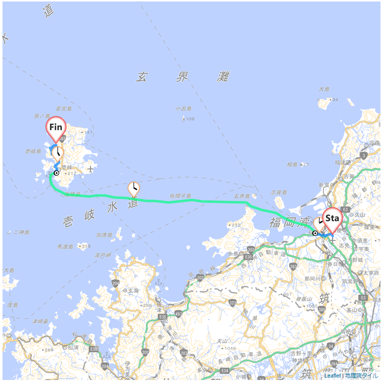 10/31 福岡から壱岐島