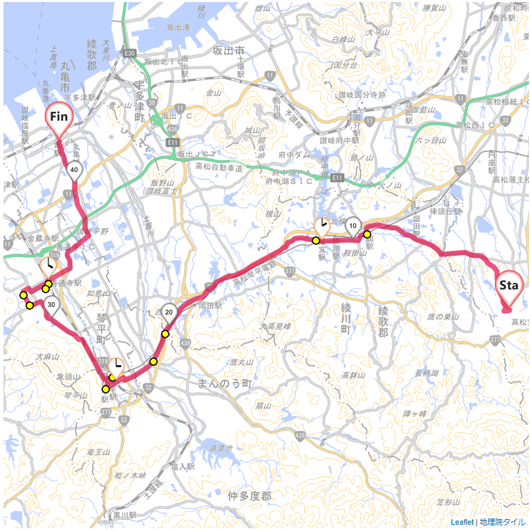 15/1/9 琴平・善通寺・丸亀