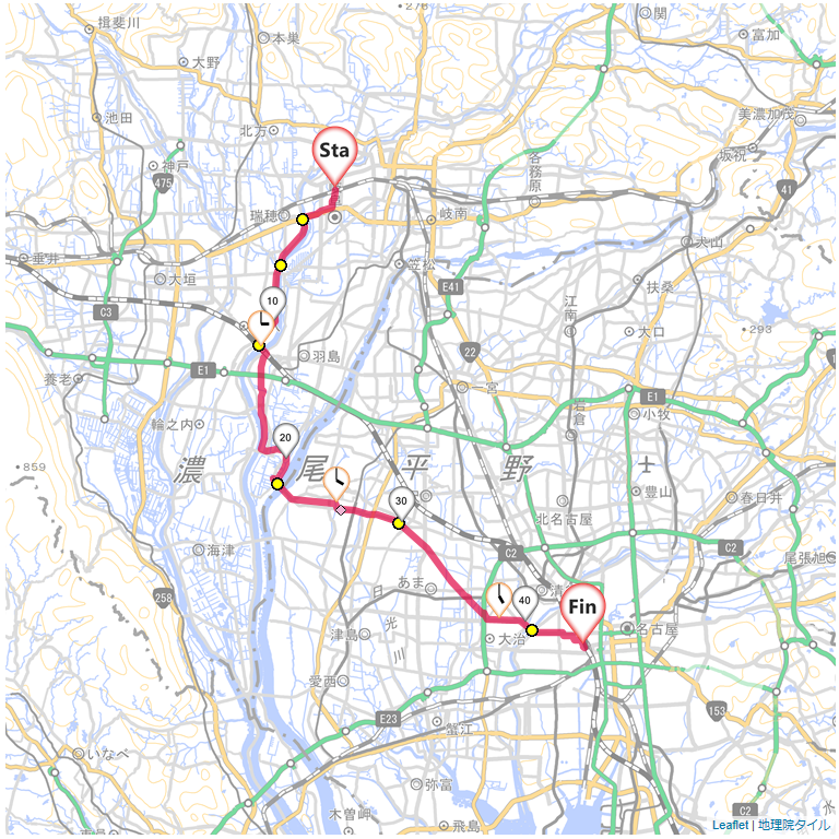 15/4/18 西岐阜から名古屋