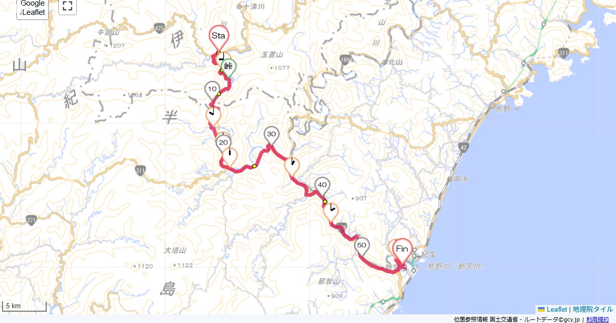 15/5/4 紀伊半島3日目