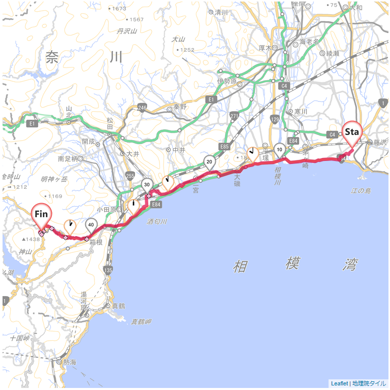 15/7/19 藤沢から小涌園