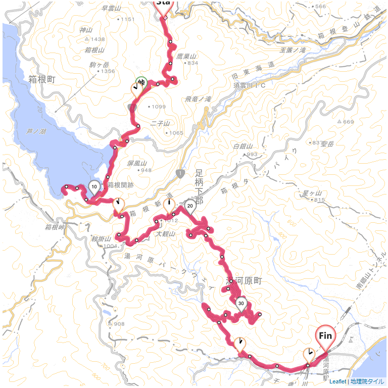 15/7/20 芦ノ湖・大観山