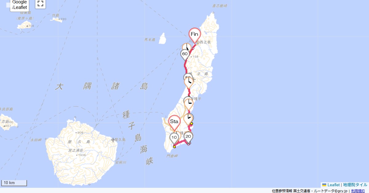 15/9/21 種子島宇宙センターから西之表