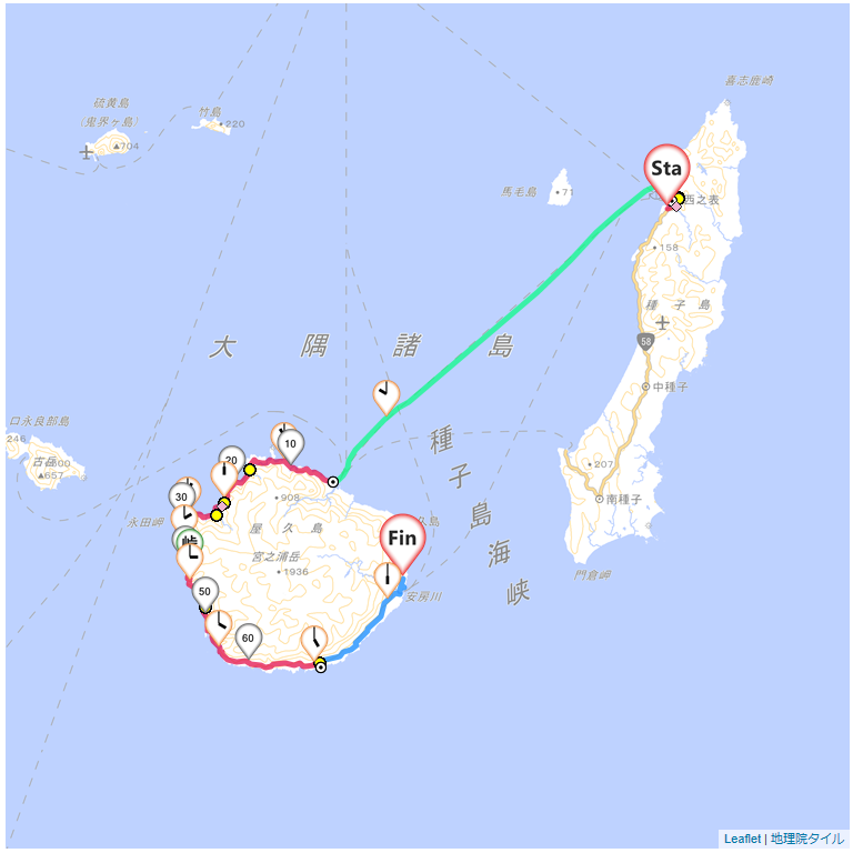 15/9/22 屋久島西部林道