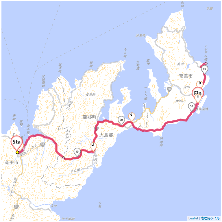 15/9/26 名瀬から奄美空港