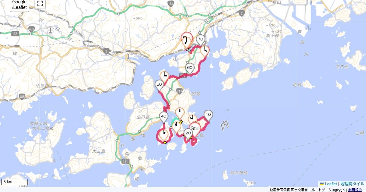 16/1/10 弓削島から尾道