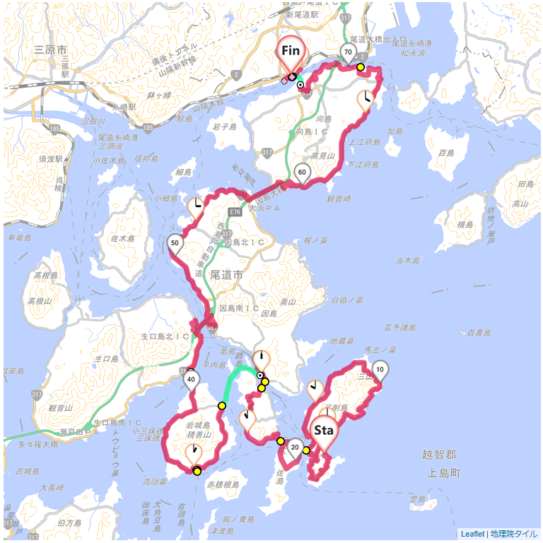 01/10 弓削島から尾道