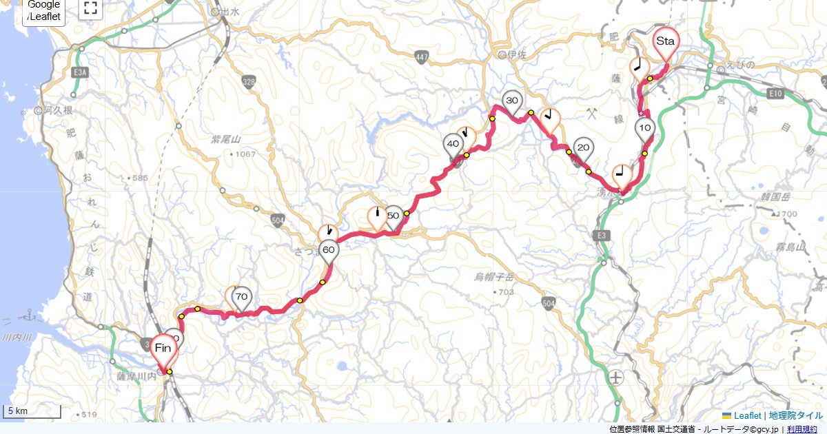 16/5/1 京町温泉から川内