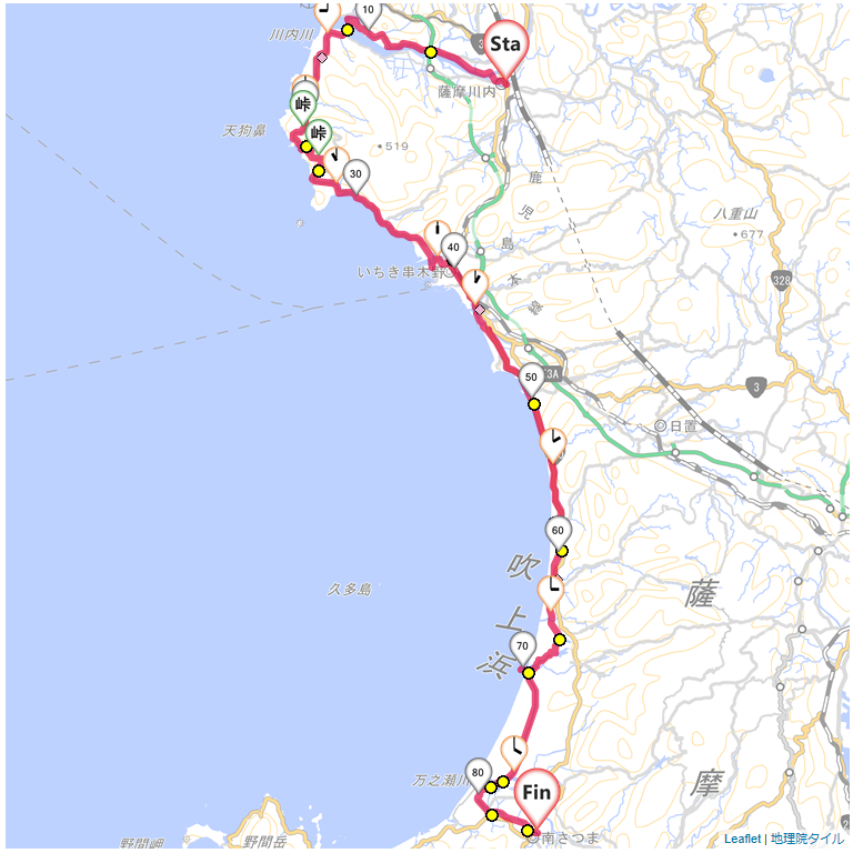 05/02 川内から加世田