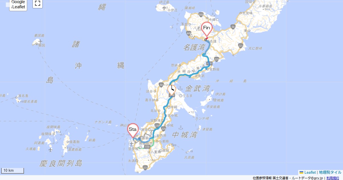 16/7/15 那覇空港から名護
