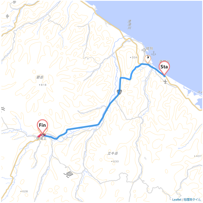 16/8/17 滝上渓谷