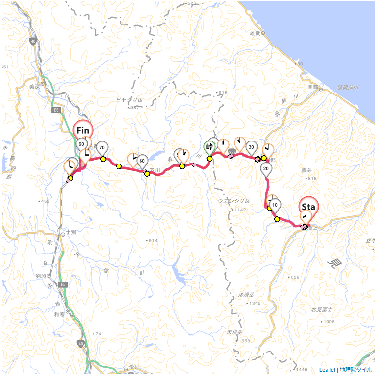 16/8/18 滝上から名寄