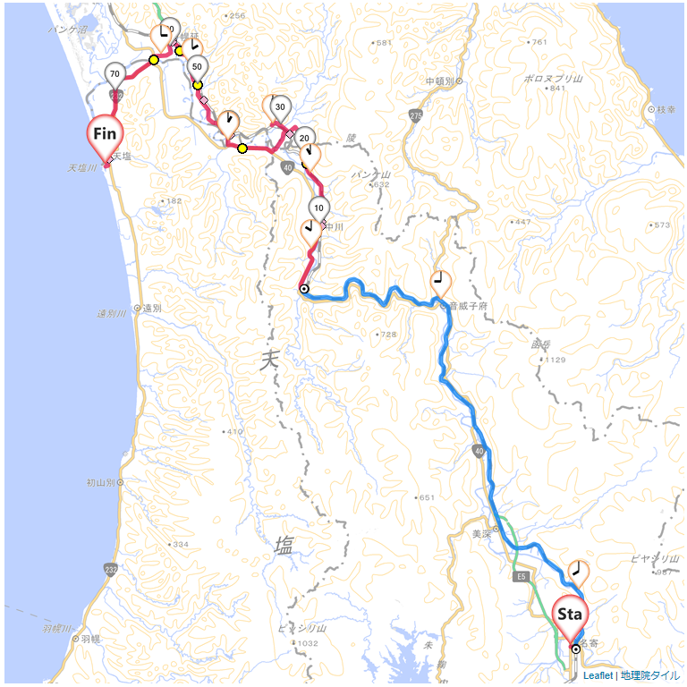 16/8/19 名寄から天塩