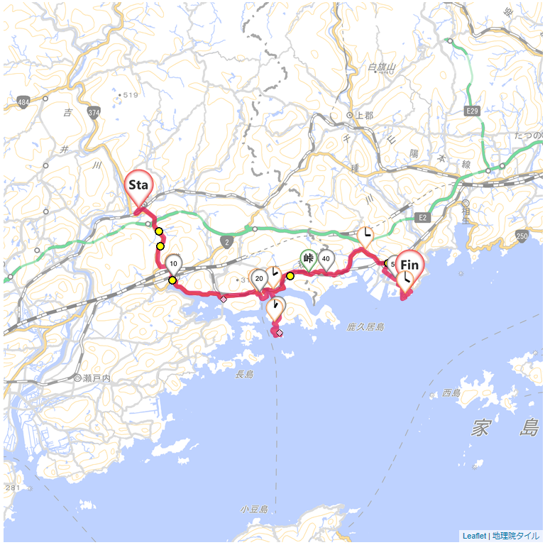 17/12/17 和気から赤穂