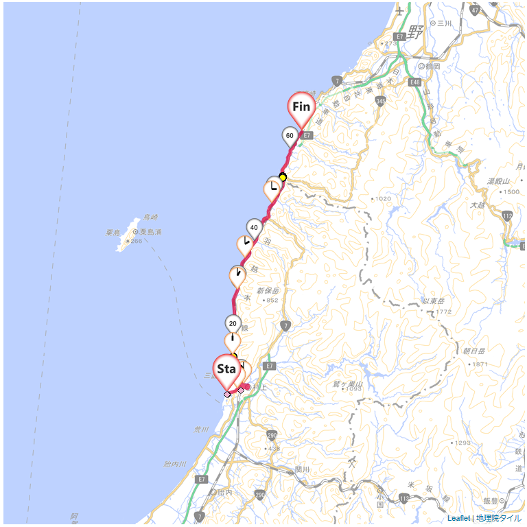 18/5/4 瀬波温泉からあつみ温泉