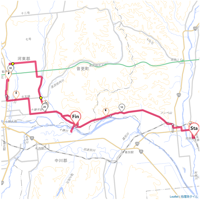 18/6/6 池田から十勝川温泉