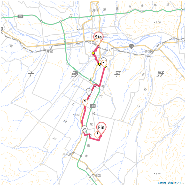18/6/9 帯広から帯広空港