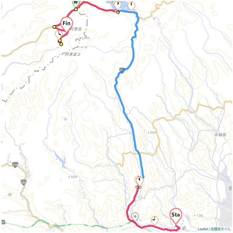 18/9/5 山花温泉からオンネトー