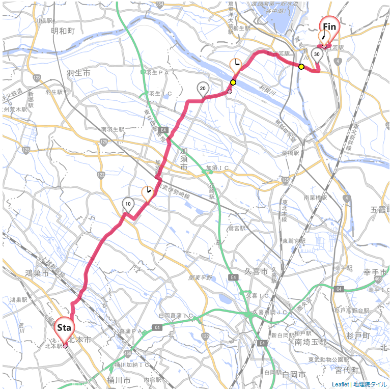 19/5/1 北本から古河