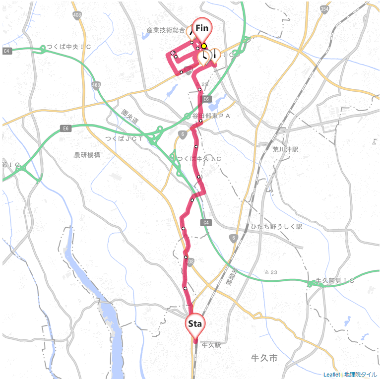 19/8/10 牛久・つくば1