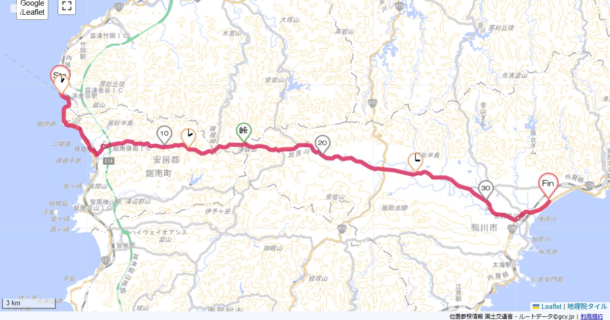 22/1/15 金谷港から鴨川