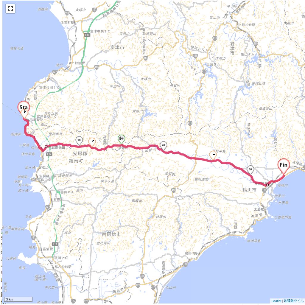 22/1/15 金谷港から鴨川