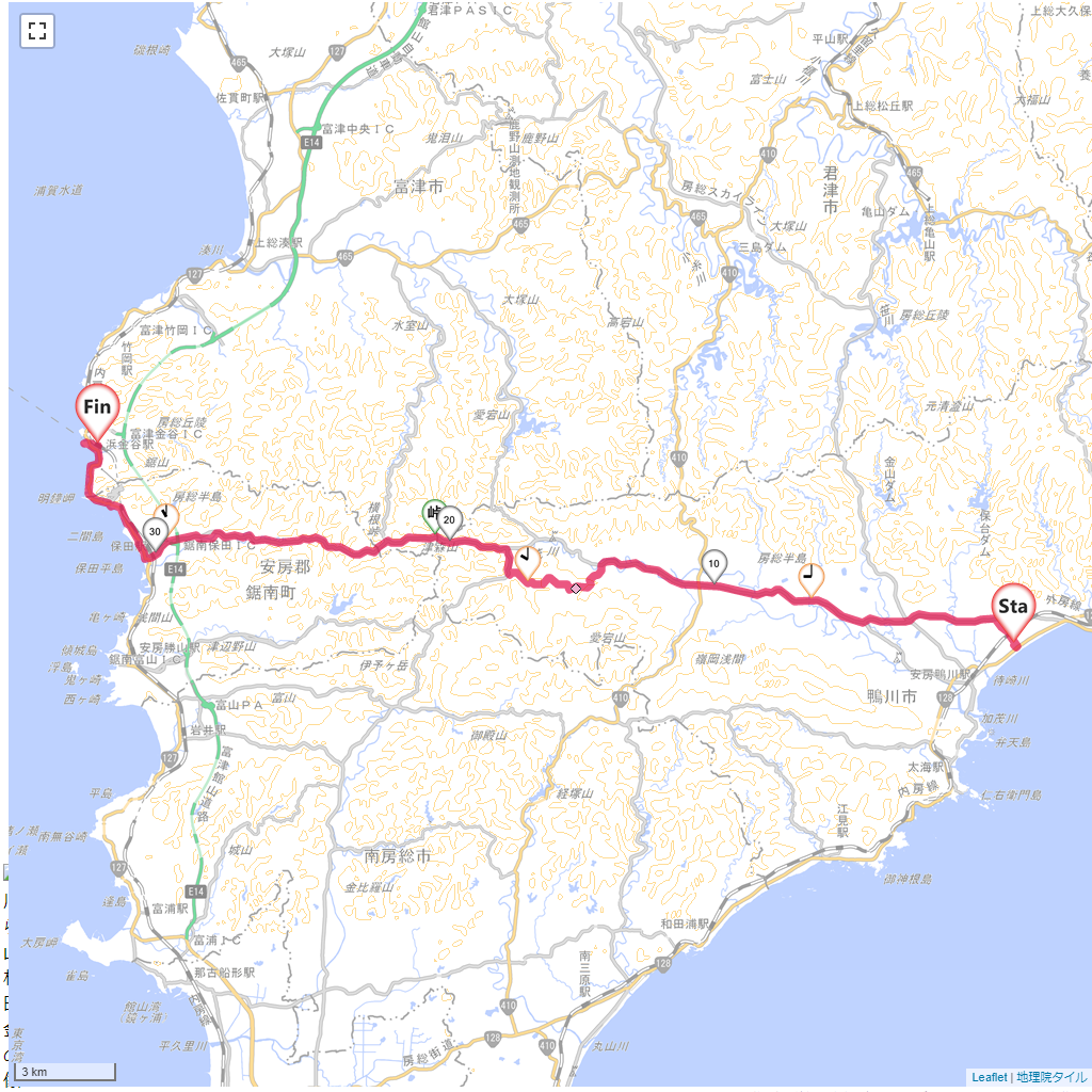 22/1/16 鴨川から大山千枚田、金谷