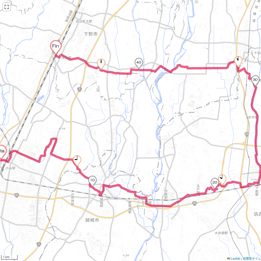 23/5/5 小山から小金井