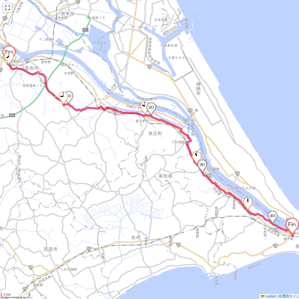 23/8/5 佐原から銚子