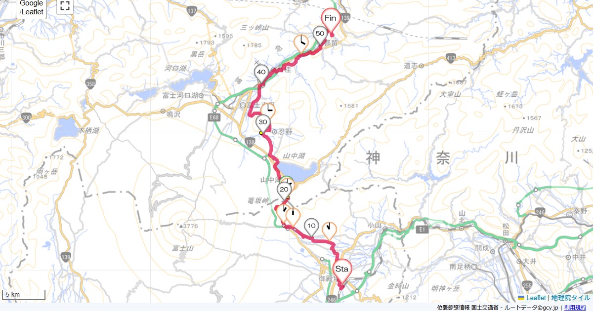 24/4/28 御殿場から都留