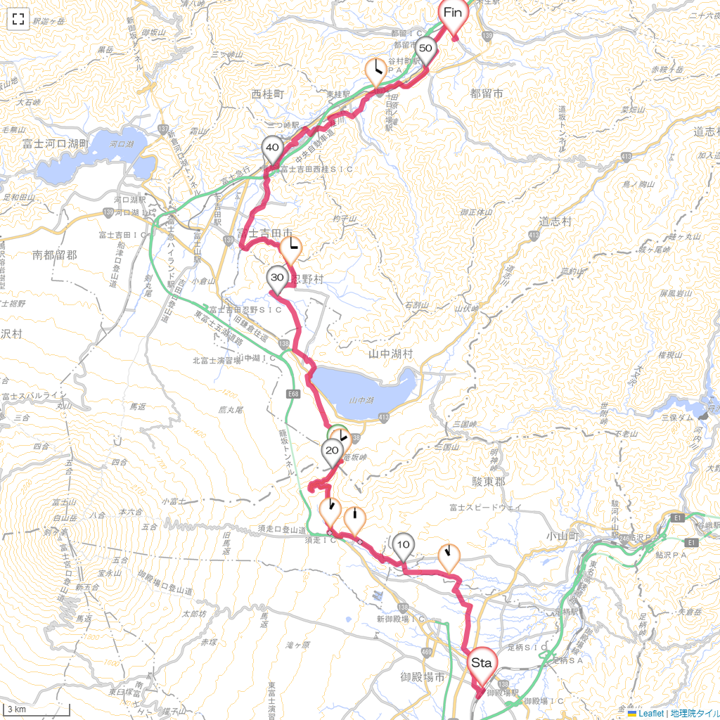24/4/28 御殿場から都留