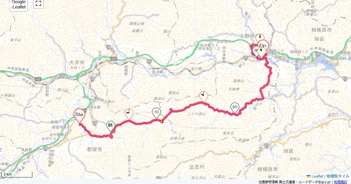 24/4/29 都留から上野原