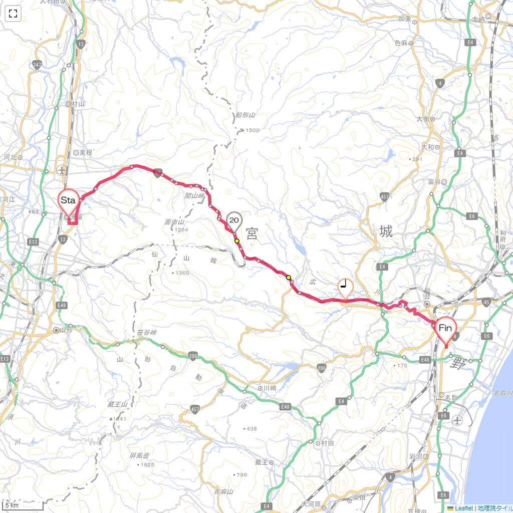 24/9/7 天童から仙台