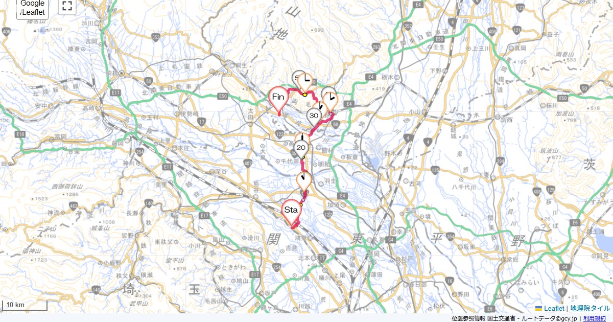 25/3/1 北鴻巣から足利