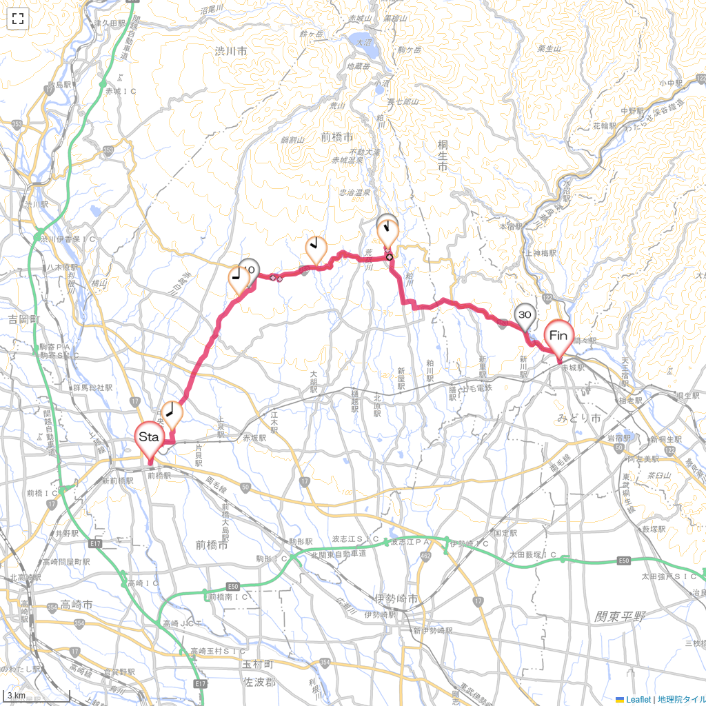 25/4/20 前橋から赤城