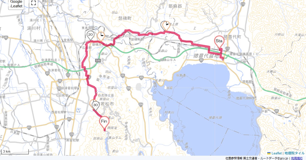 25/7/12 猪苗代から東山温泉