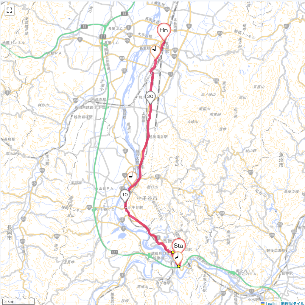 25/11/9 越後川口から長岡