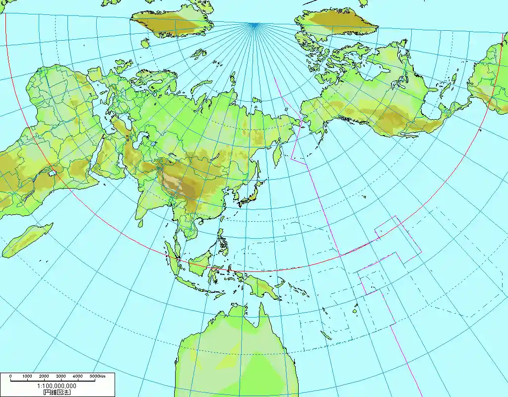 円錐図法