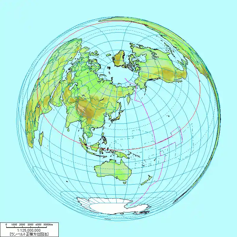 ランベルト正角円錐図法