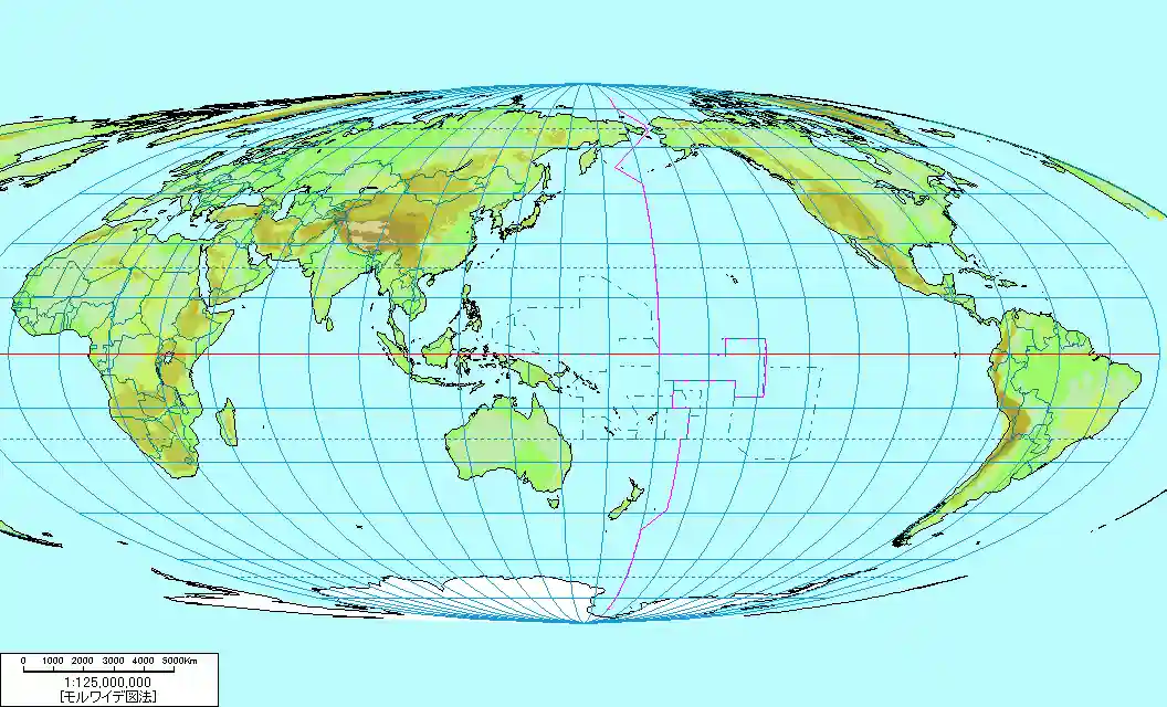 モルワイデ図法