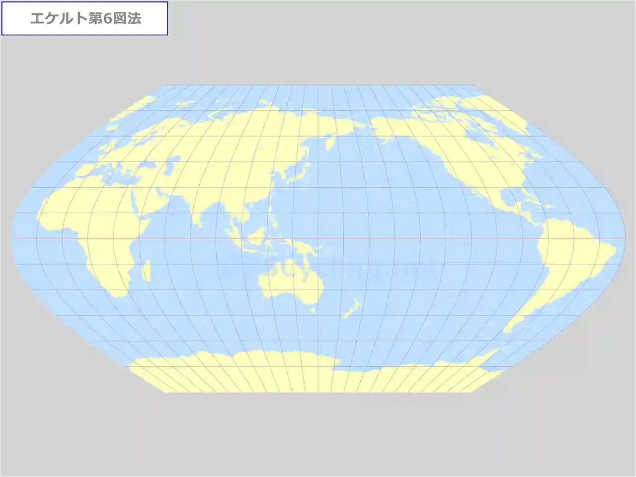 エケルト第6図法