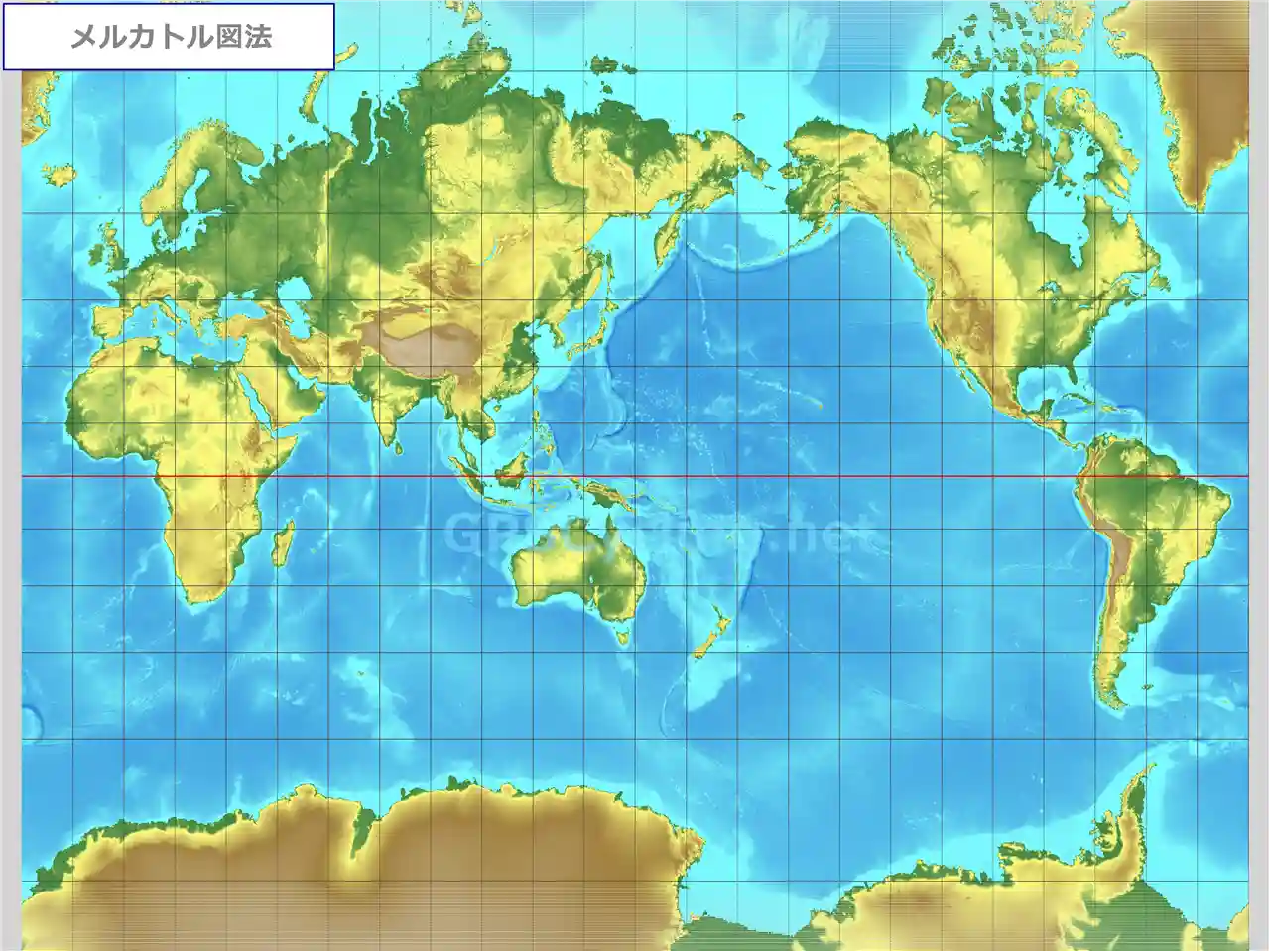 メルカトル図法