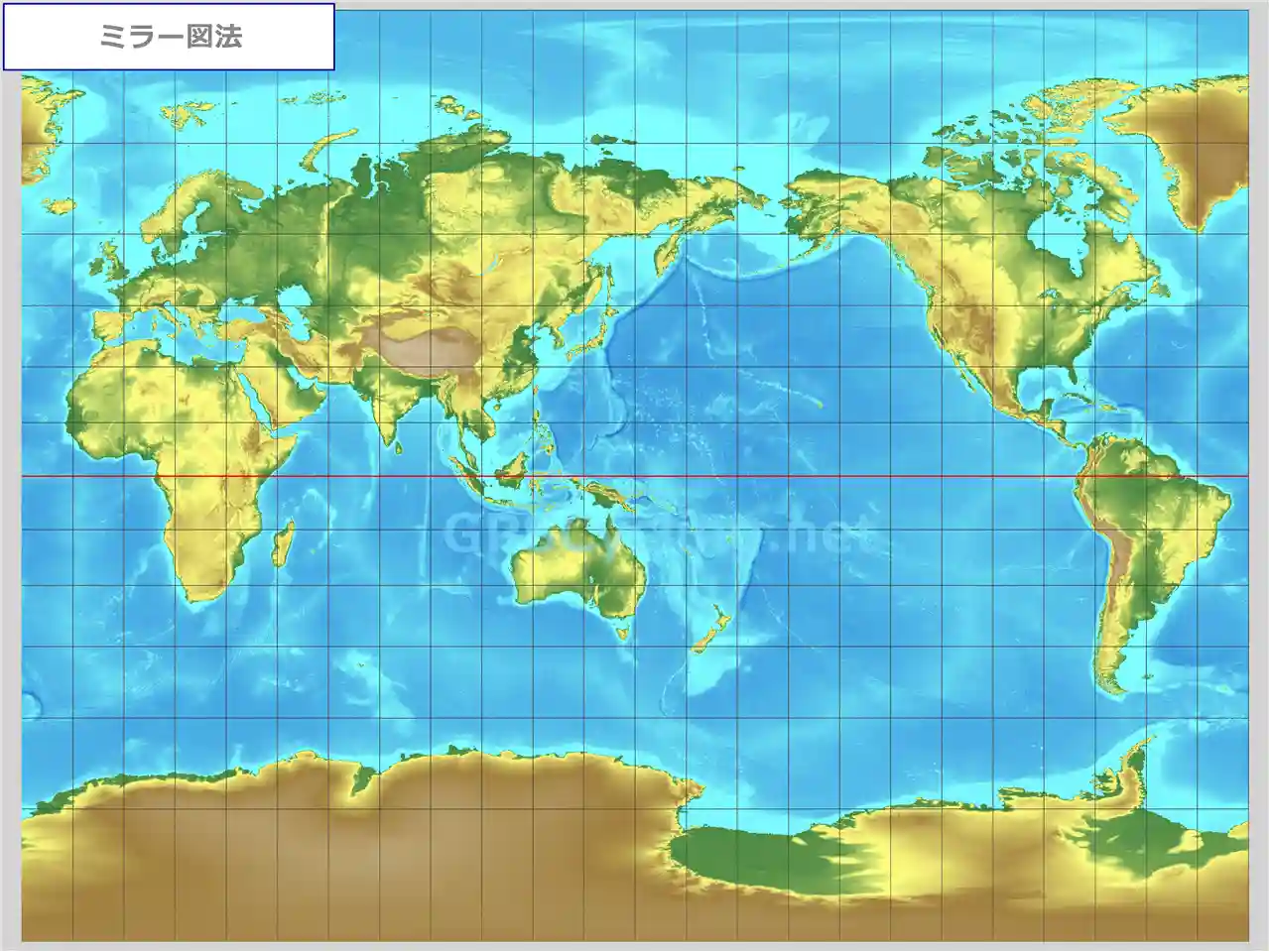 ミラー図法