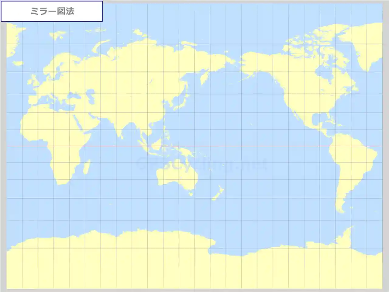 ミラー図法
